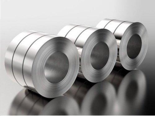High-quality CRCA steel coils stored in facilitate