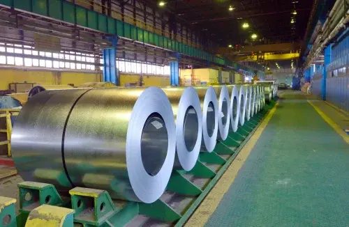 Galvanized steel coils in our inventory